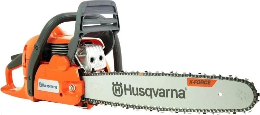 Husqvarna 450II 50cc Petrol Chainsaw, 45cm Bar Pitch, 2.4kW Power.
