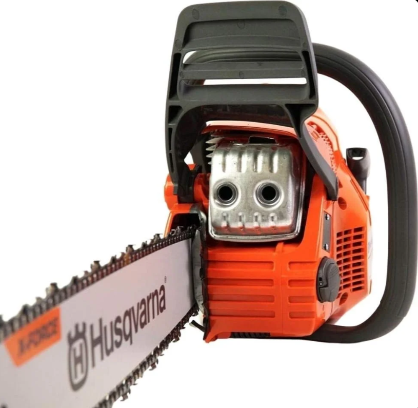 Husqvarna 450II 50cc Petrol Chainsaw, 45cm Bar Pitch, 2.4kW Power.