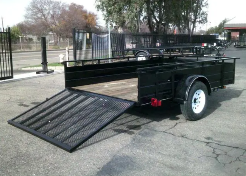 6 X 10 Carry-On Utility Solid Side Trailer