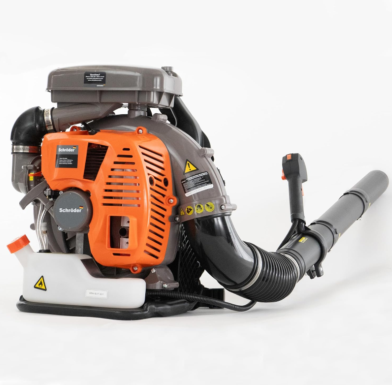 Schröder SR-6400L Backpack Gas Leaf Blower, 3.7 HP Engine