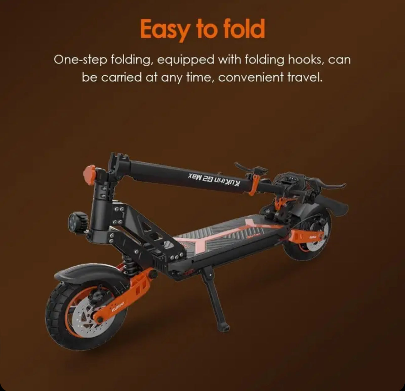 KUKIRIN G2 MAX 10-inch Electric Scooter, 48V 20Ah, 55km/h, 1000W Motor GT-E