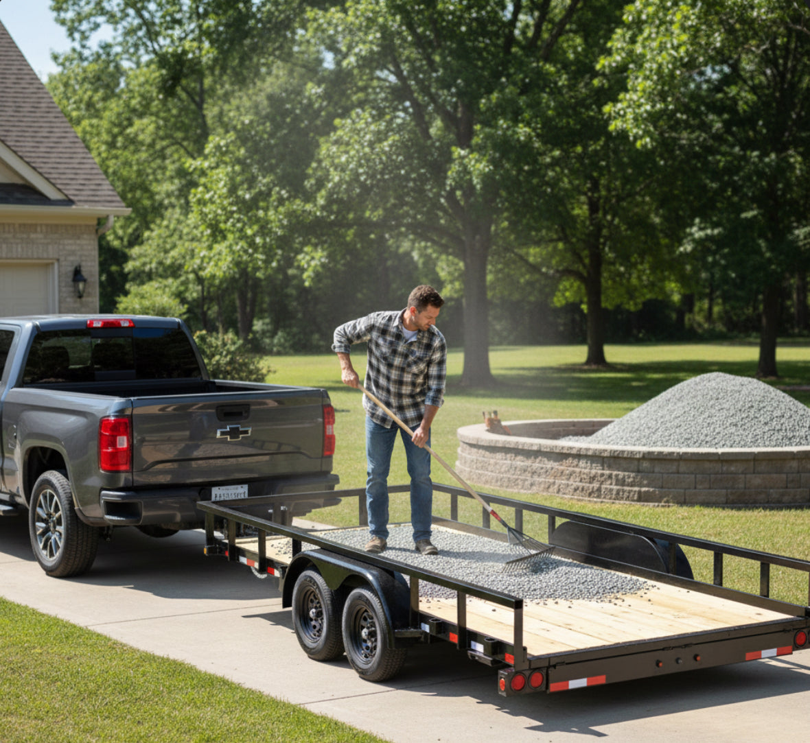 Big Tex Pro Series Tandem Axle Pipe Top Utility Trailer | 10PI