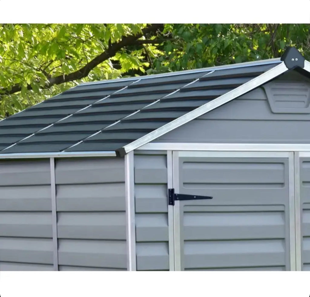 Canopia Skylight Polycarbonate Garden Shed 303X185X217 cm Grey