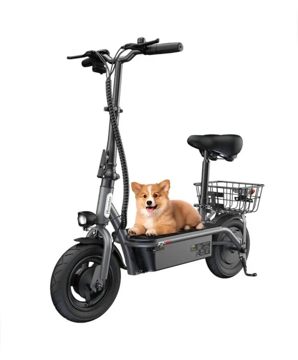 Electric scooter iScooter F2 500W folding seat 10