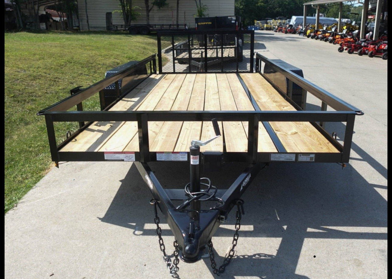 Trailer 7×16 Carry-On HD Landscape Trailer – 10K GVWR, Electric Brakes, Wood Floor 2025