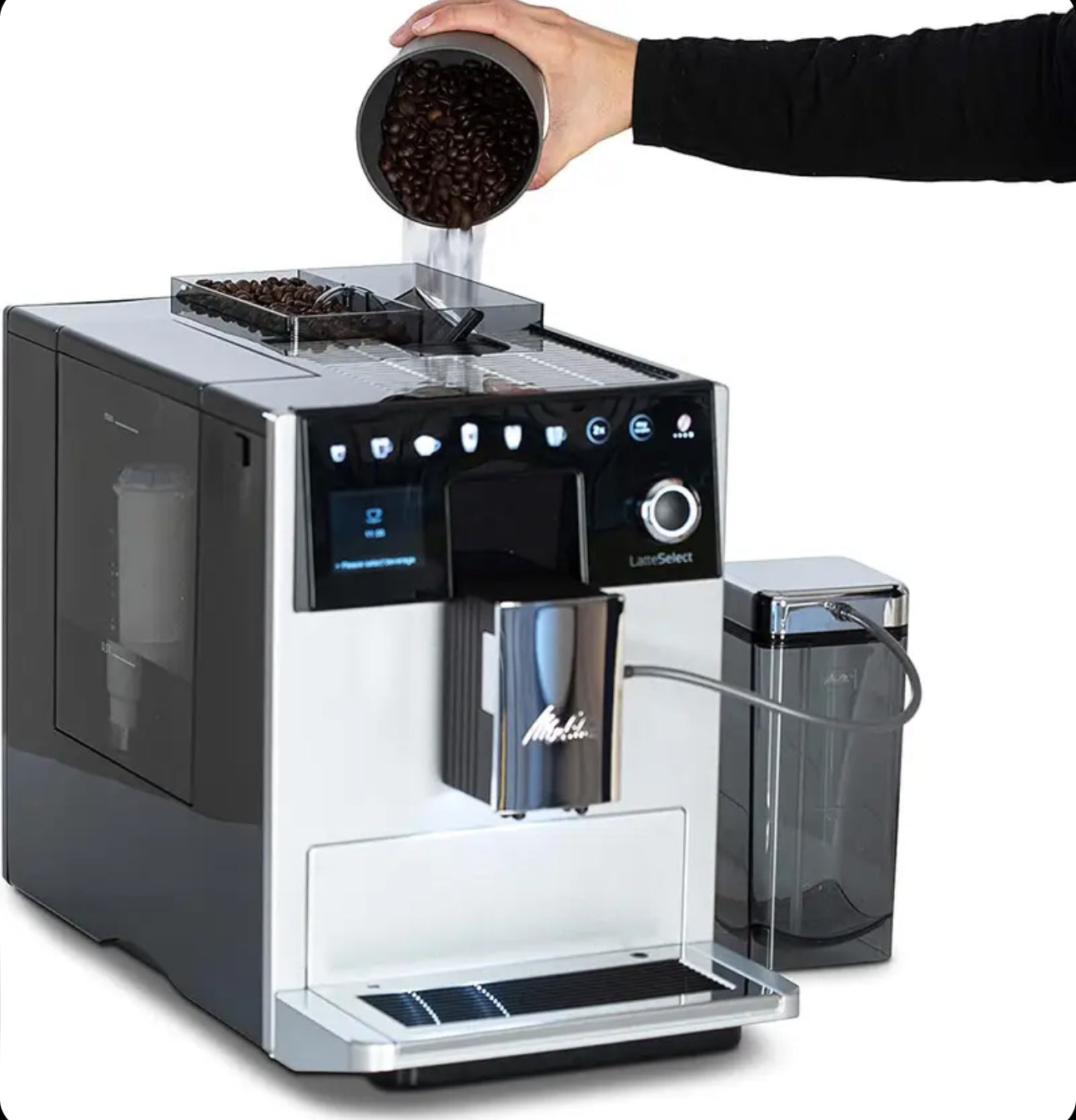 Melitta Latteselect super-automatic coffee machine
