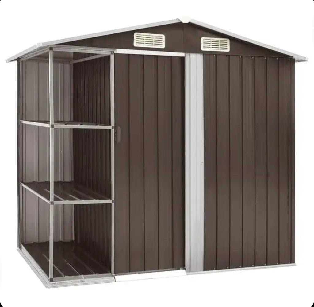 Garden Shed Cabin Shed Home Shed Outdoor Shed Sturdy Tool Shed with 02_0022224