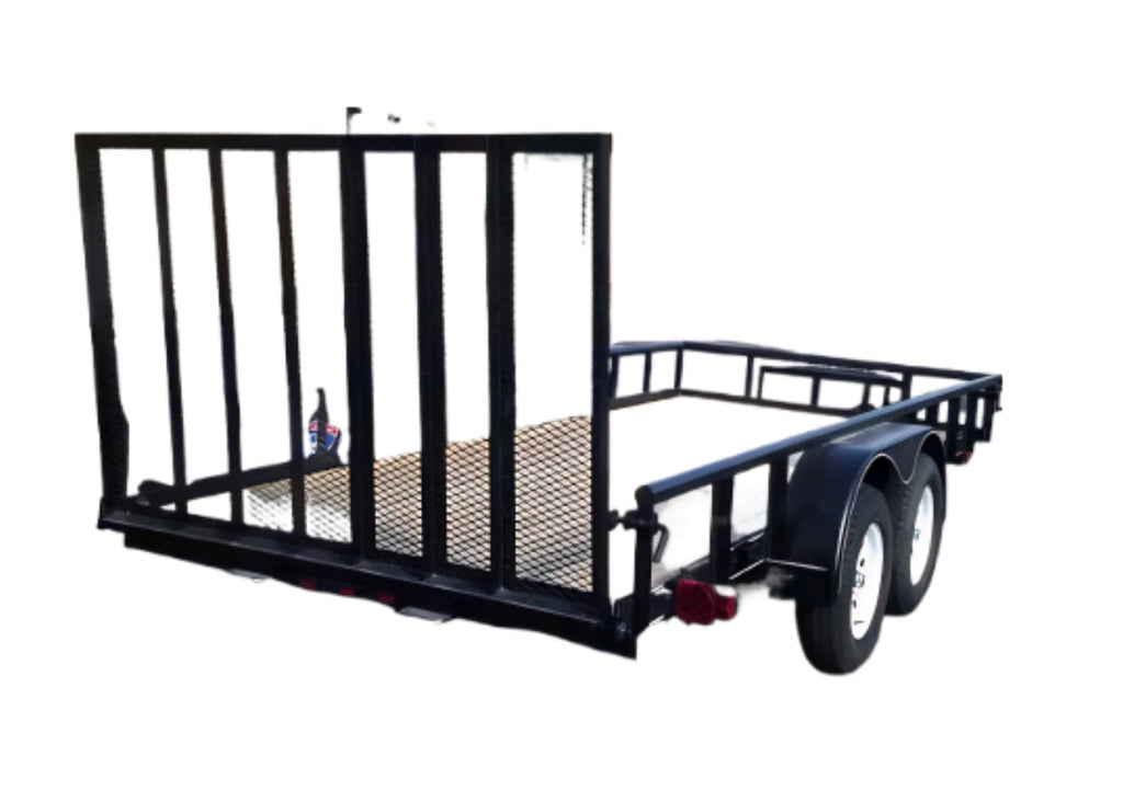 6 X 16 Carry-On Tandem Utility 7K Pipe Top Trailer