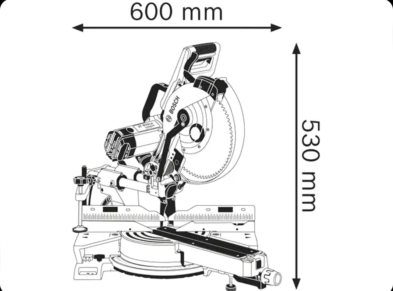 Bosch GCM 12 SDE 4000 giri/min 1800 W CounterTop Cun127top55743