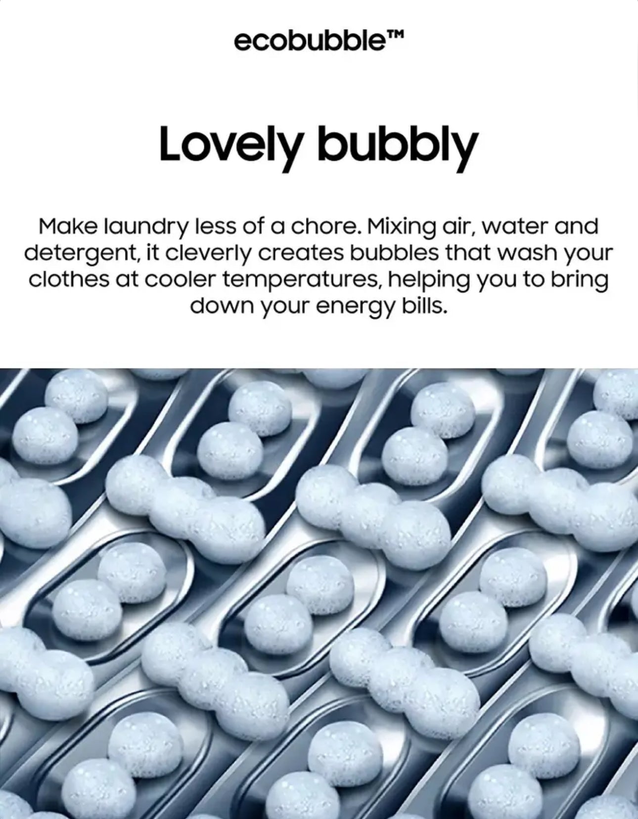 Samsung Series 5 with ecobubble 8KG/5KG Washer Dryer