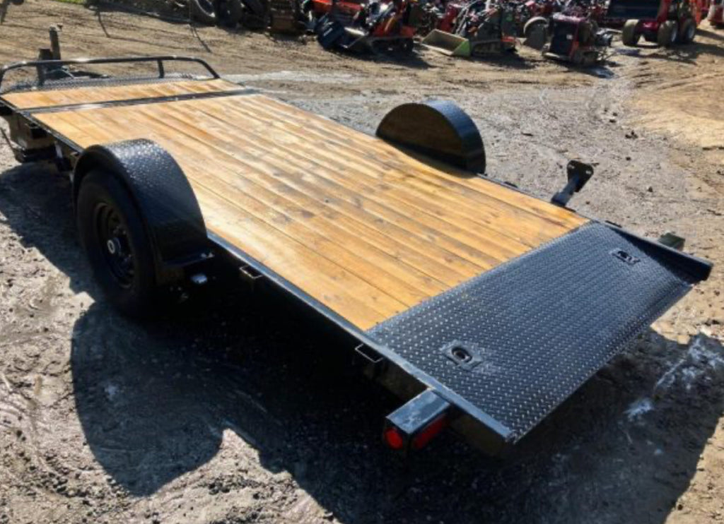 7 X 16 Interstate Full Bed Single Axle Tilt 7K Trailer