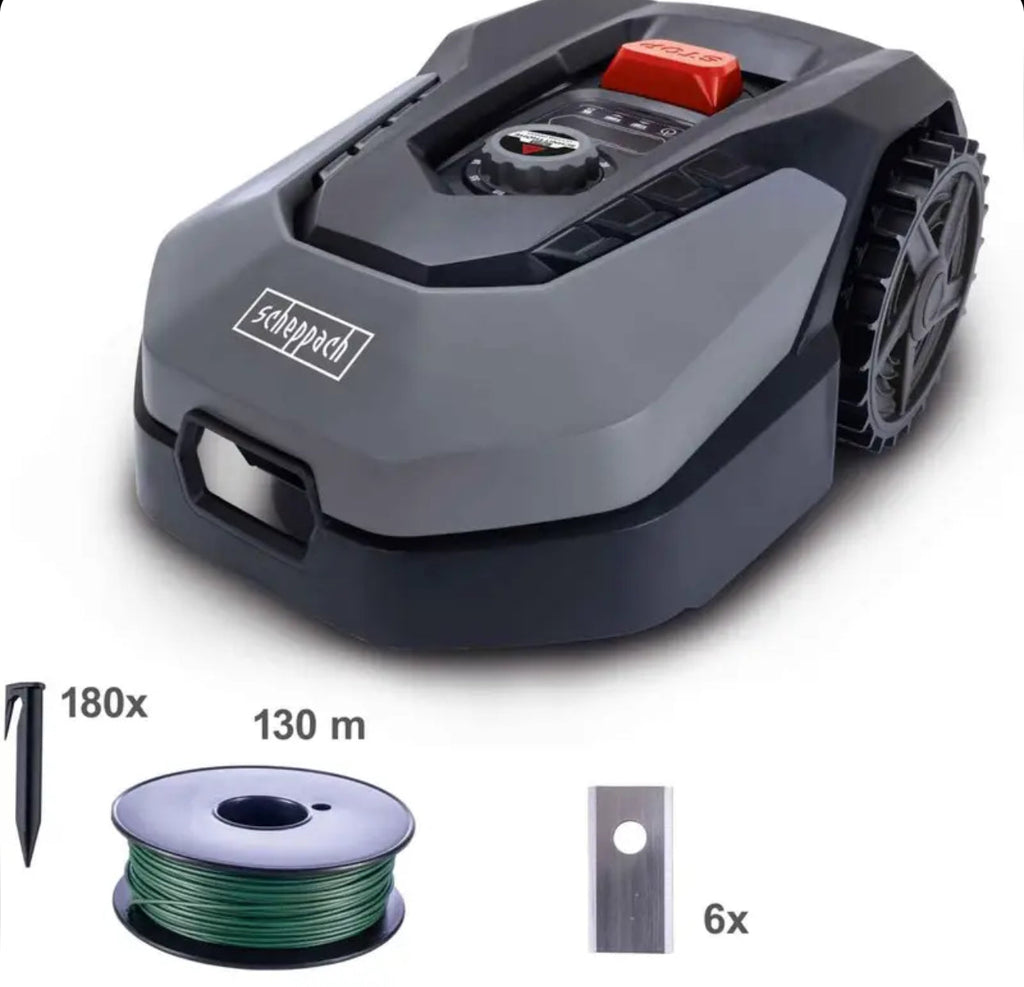 Scheppach RoboCut XL600 robotic lawnmower Precise cutting for gardens up to 600 m²