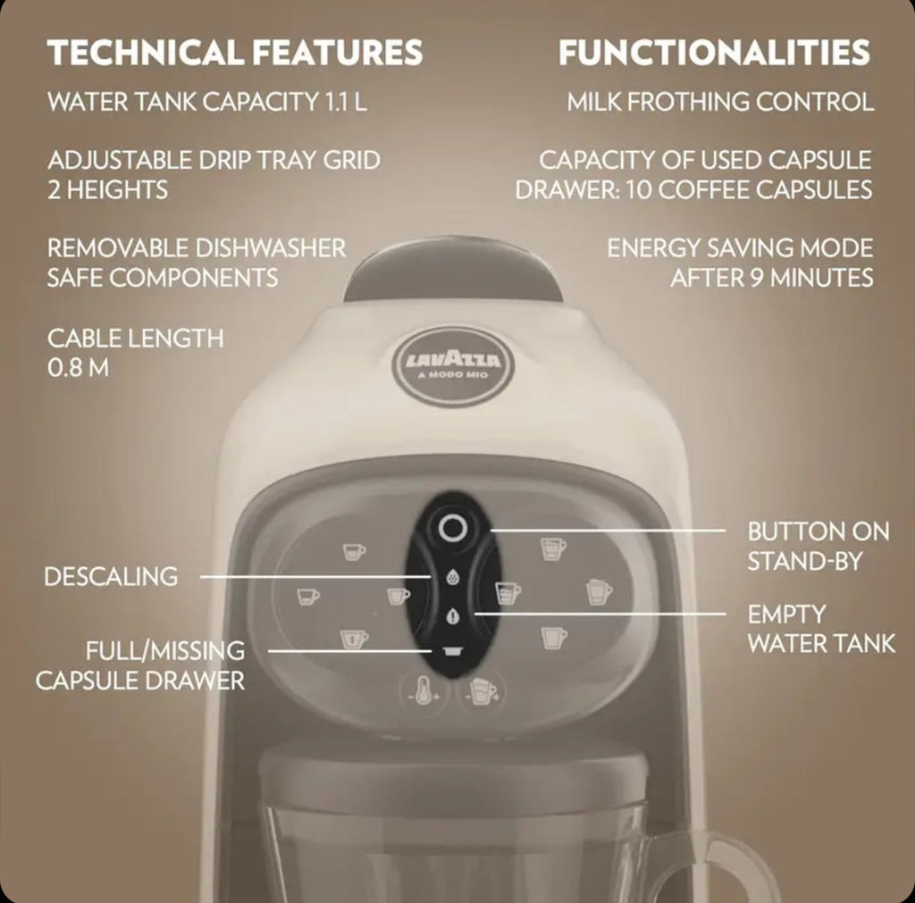 Lavazza Deséa Coffee Machine with Capsules