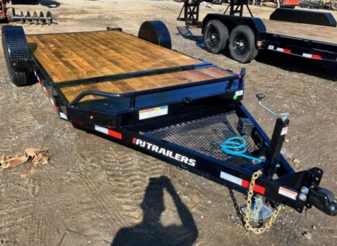 7 X 16 Interstate Full Bed Single Axle Tilt 7K Trailer