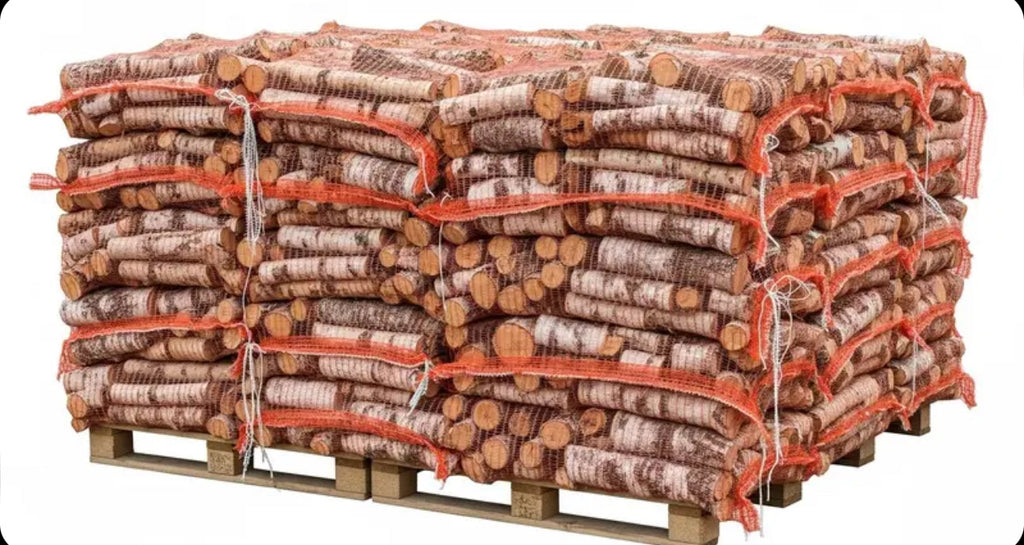 80 Nets – Kiln Dried Birch Logs