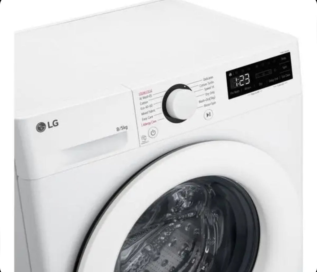 LG AI Direct Drive FCU385WWTL 8 kg Washer Dryer