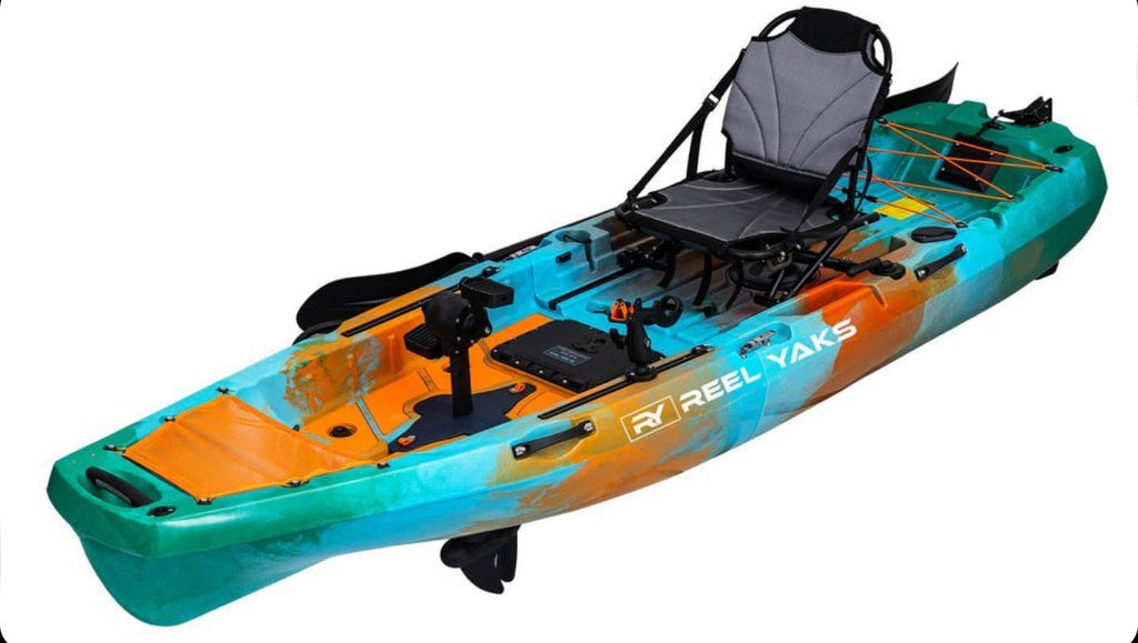 10ft Radar Modular Propeller Drive Pedal Fishing Kayak | 430lbs Capacity | 2 Piece