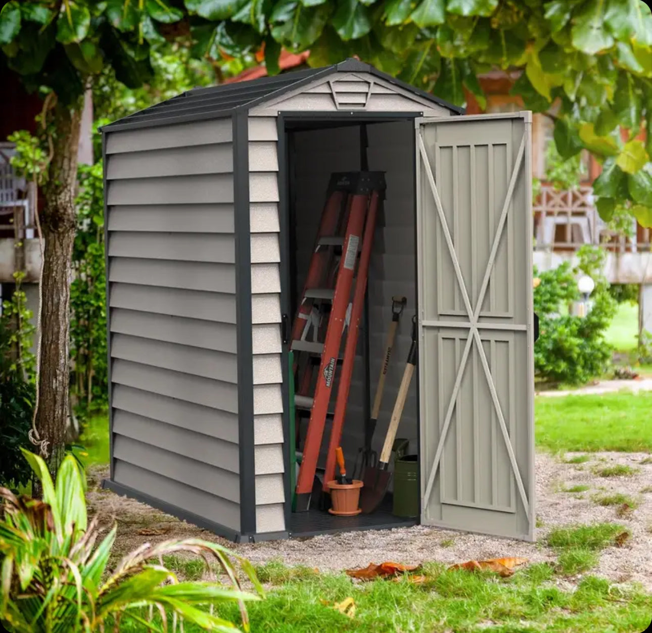 Duramax EverMore 4 x 6ft Plastic Garden Shed