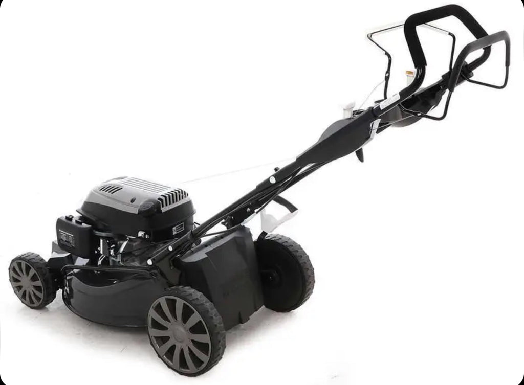 Blackstone SP530 Deluxe self-propelled lawnmower: collection, mulching, side discharge, rear discharge