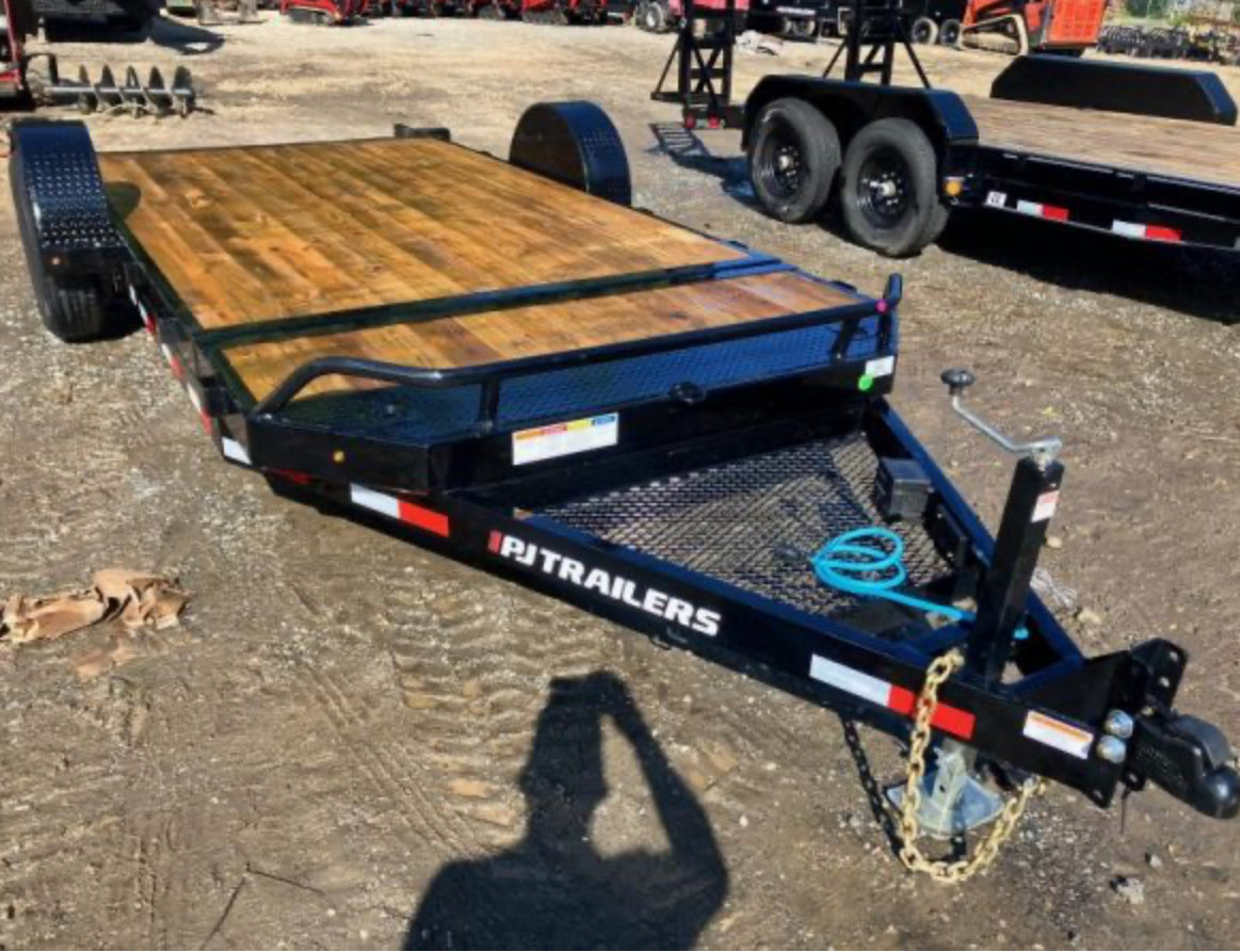 7 X 16 Interstate Full Bed Single Axle Tilt 7K Trailer