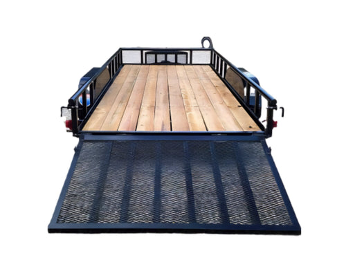 6 X 16 Carry-On Tandem Utility 7K Pipe Top Trailer