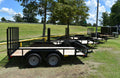 2025 MODEL 60PI-12RG Tandem Axel pipe top utility trailer