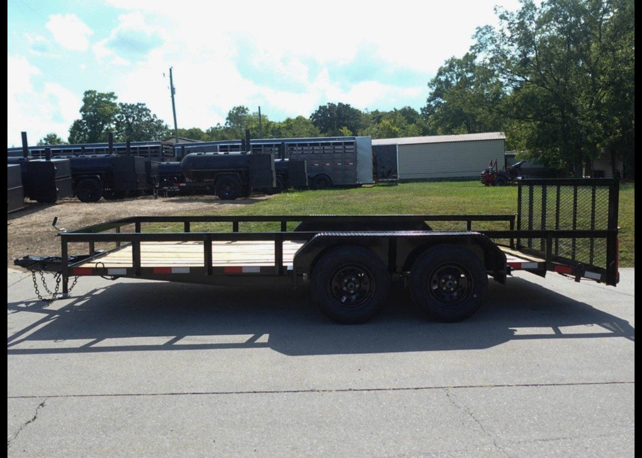 Trailer 7×16 Carry-On HD Landscape Trailer – 10K GVWR, Electric Brakes, Wood Floor 2025