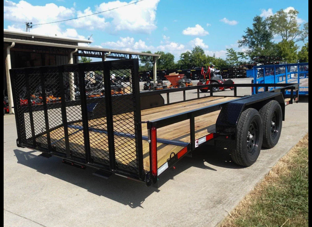 Trailer 7×16 Carry-On HD Landscape Trailer – 10K GVWR, Electric Brakes, Wood Floor 2025