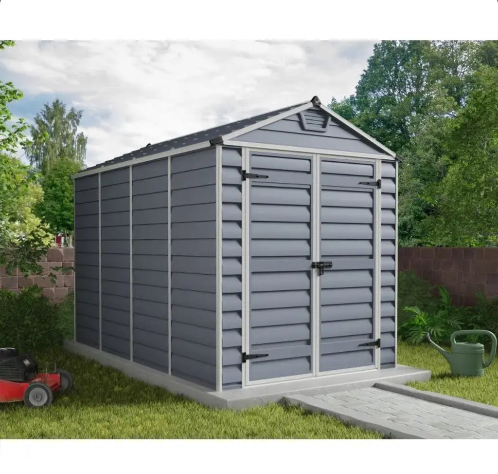 Canopia Skylight Polycarbonate Garden Shed 303X185X217 cm Grey