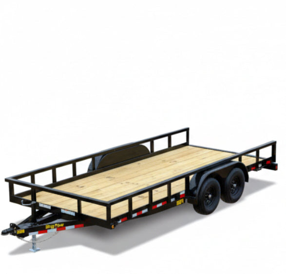 Big Tex Pro Series Tandem Axle Pipe Top Utility Trailer | 10PI
