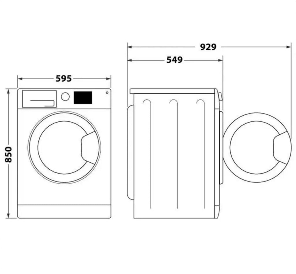 Indesit 8/6kg Washer Dryer cut861483suk