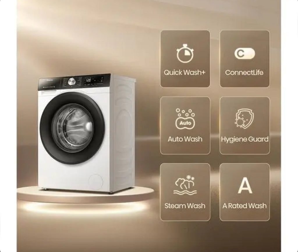 HISENSE 3S Series WiFi-enabled 8 kg 1400 Spin Washing Machine
