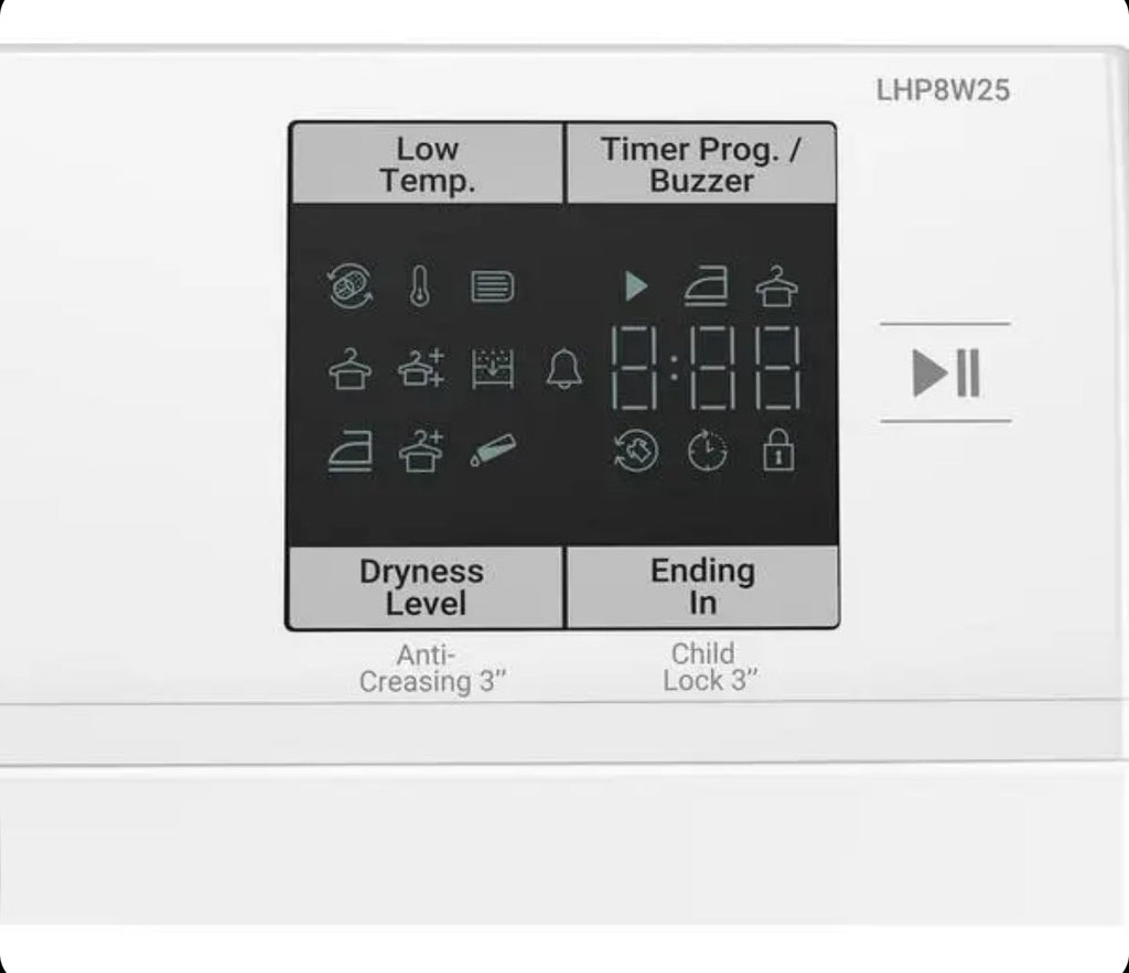 LOGIK LHP8W25 8 kg Heat Pump Tumble Dryer