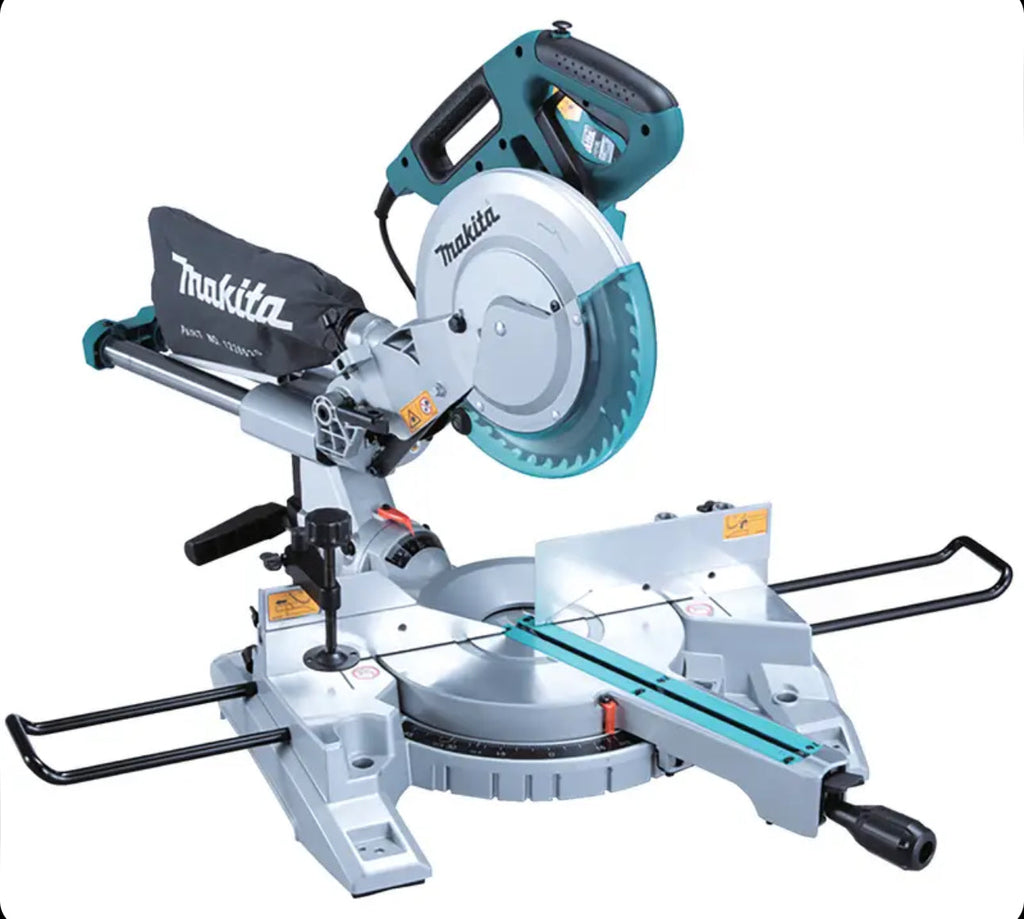 Makita LS1018L 240v 260mm 10″ Sliding Mitre Saw with Laser + Leg Stand