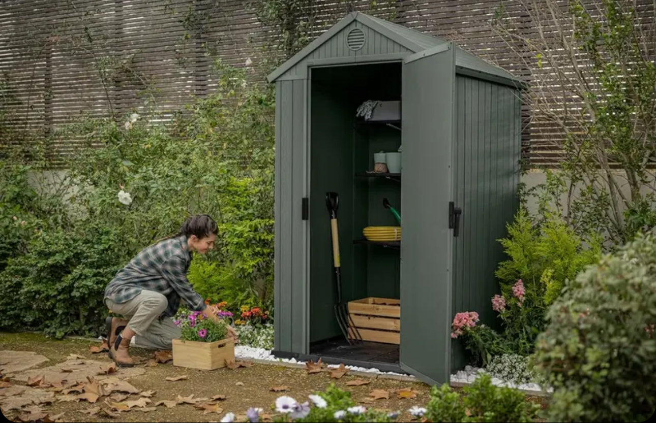 Keter DARWIN 4×4 wooden resin garden shed