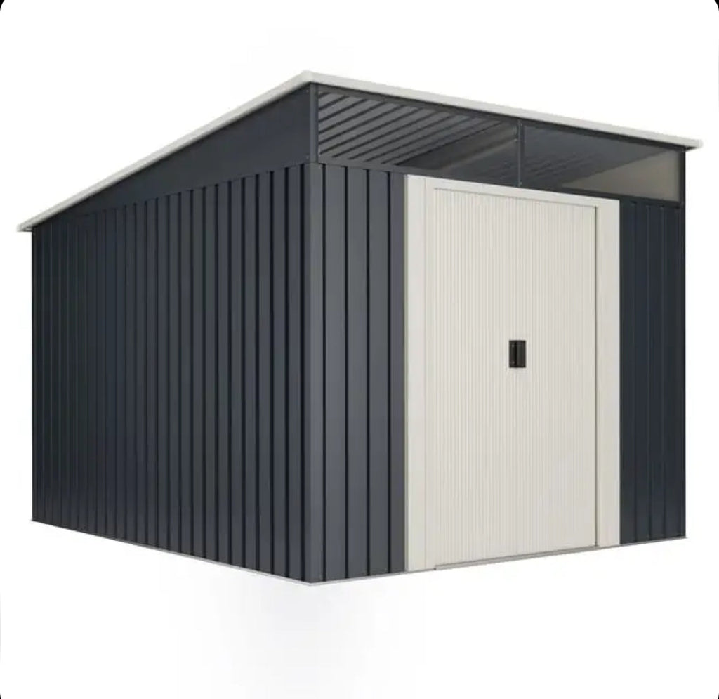 Slevik 6.6 m2 metal garden shed