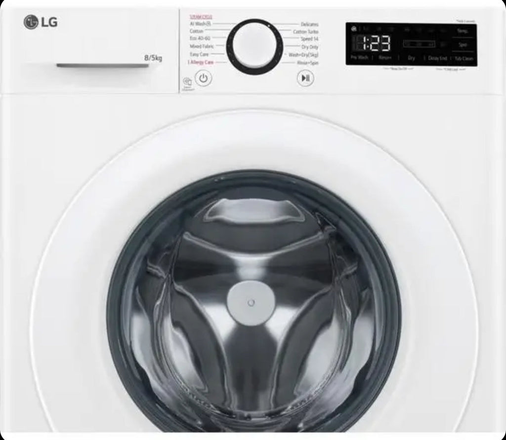 LG AI Direct Drive FCU385WWTL 8 kg Washer Dryer