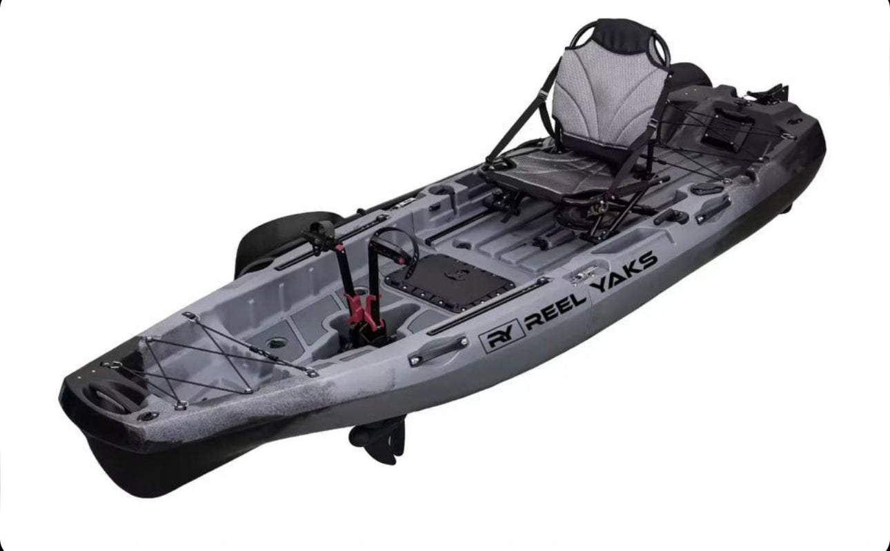 10ft Radar Modular Propeller Drive Pedal Fishing Kayak | 430lbs Capacity | 2 Piece