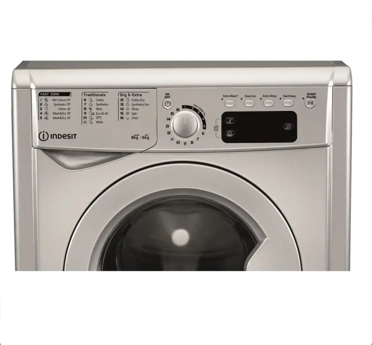 Indesit 8/6kg Washer Dryer cut861483suk