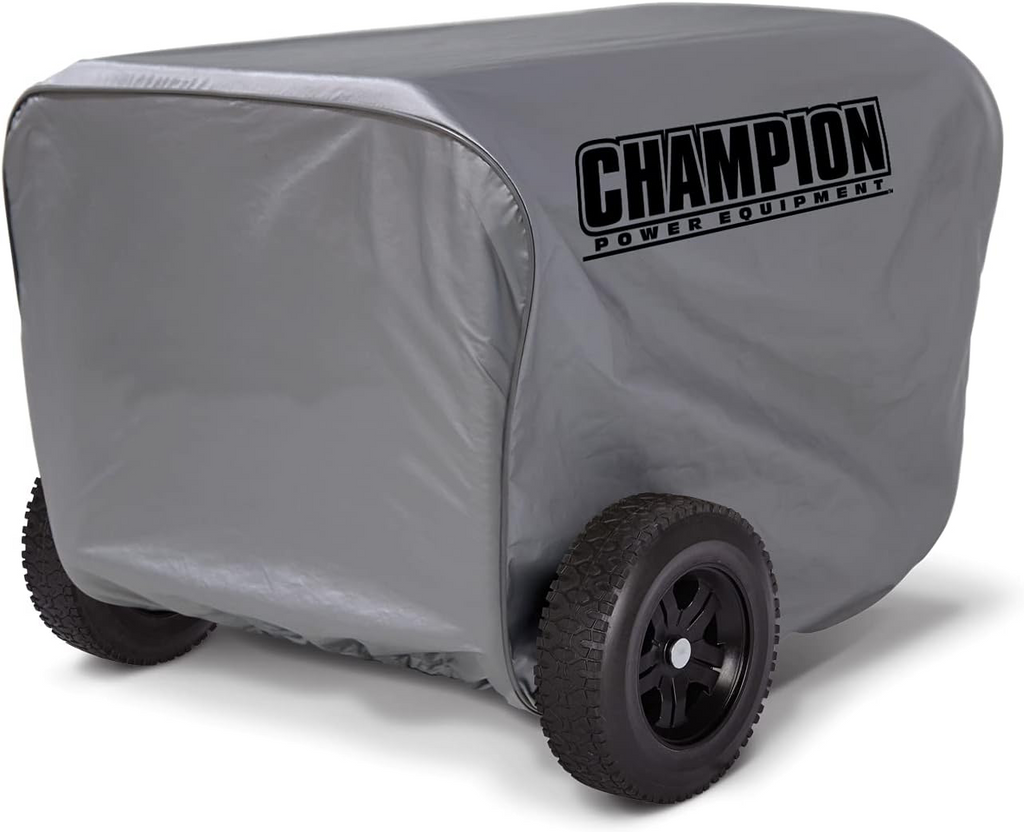 Champion 6250-Watt Open Frame Inverter Generator (100519) + Weather-Resistant Storage Cover