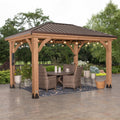 Cordova 14×10 Outdoor Gazebo with Steel Frame and Weather-Resistant Canopy