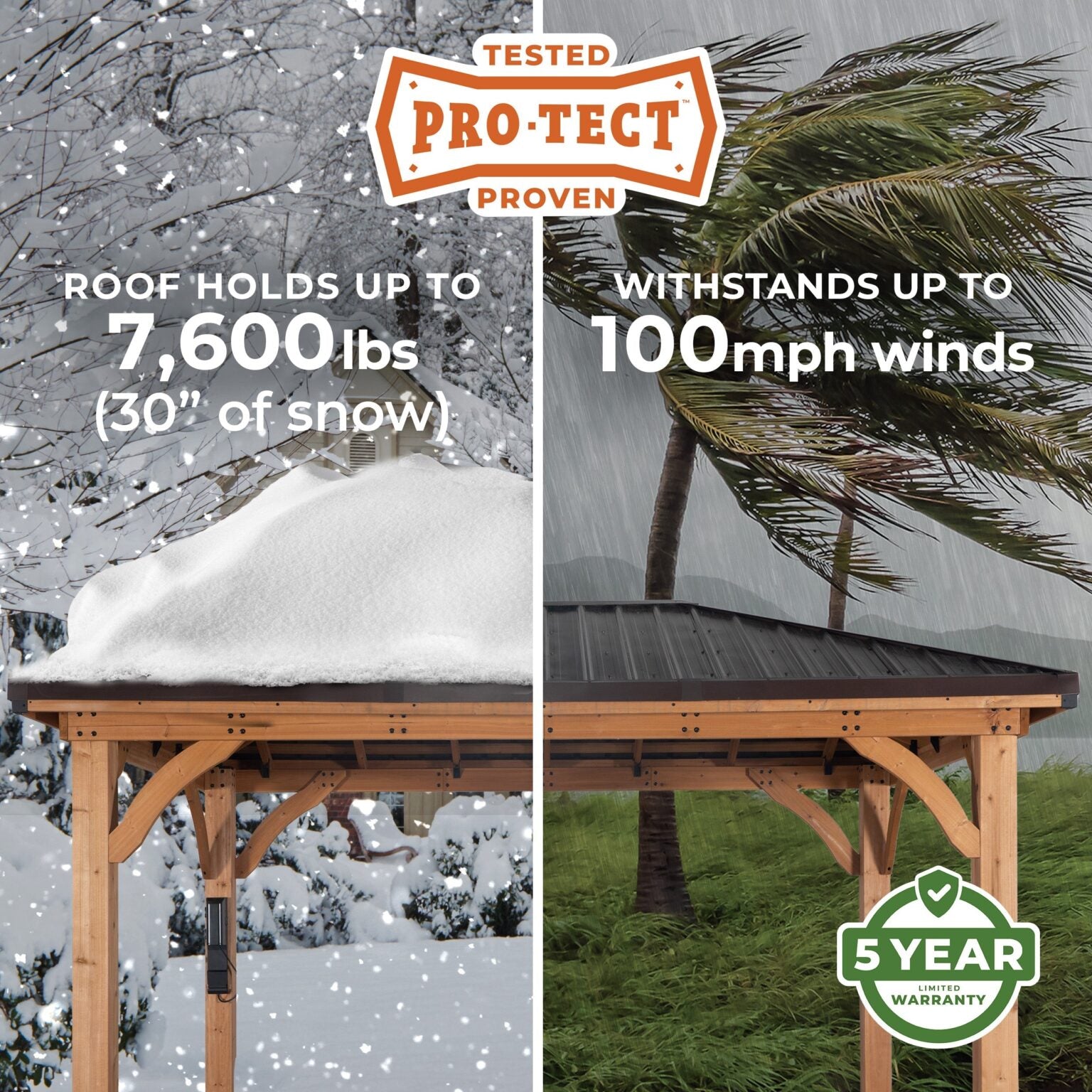 Cordova 14×10 Outdoor Gazebo with Steel Frame and Weather-Resistant Canopy