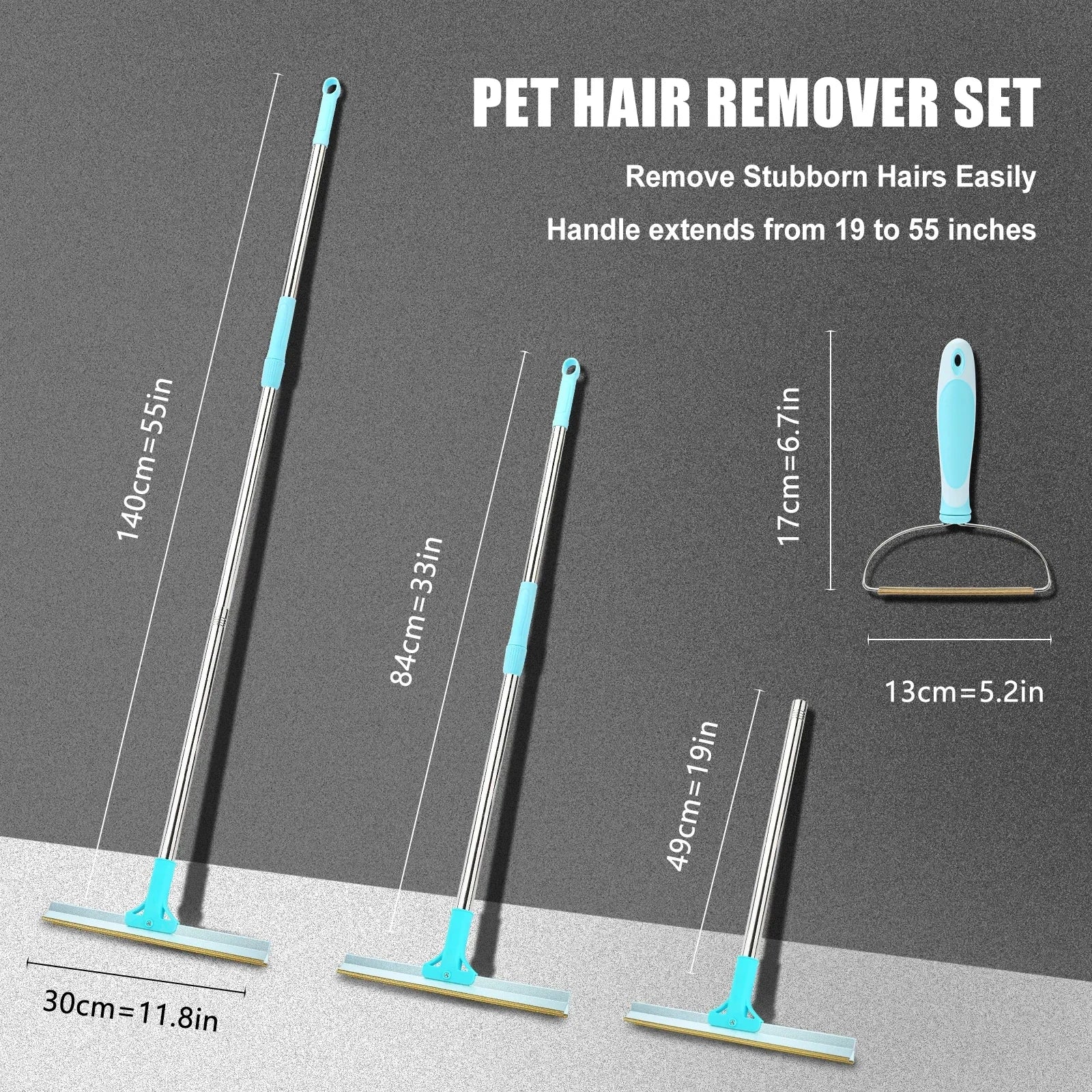 Pet Hair Remover Starter Kit - Mini, Pro & Rake