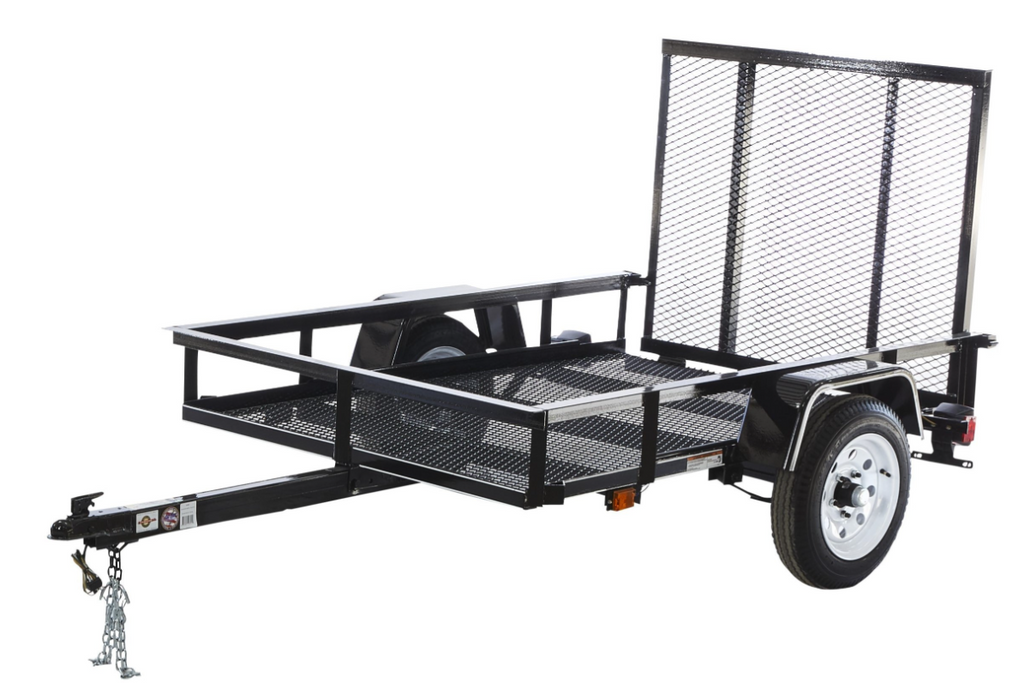 Carry-On Trailer 4-ft x 7-ft Steel Mesh Utility Trailer