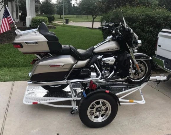 Stand-Up Motorcycle Trailer (Single)